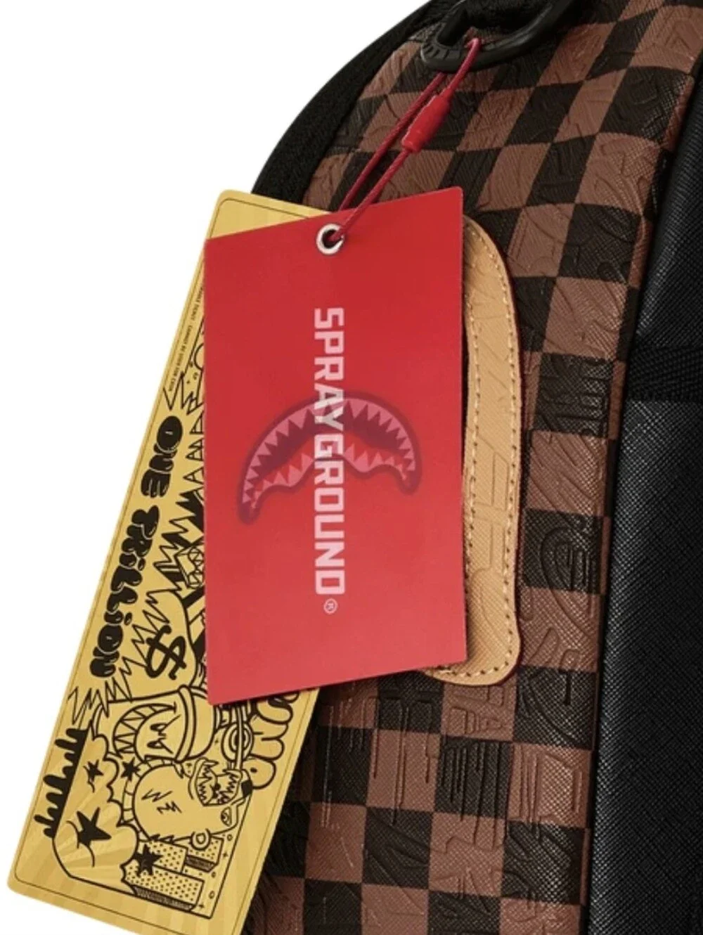 Sprayground Guess Not Checkers Backpack